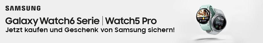 Jetzt Galaxy Watch6 Serie oder Watch5 Pro kaufen und Geschenk von Samsung sichern!