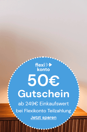 50€ Flexikonto Teilzahlung Gutschein ab 249€ Einkaufswert bei Universal einlösen