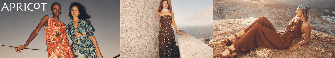 APRicot – Frauen in Sommerkleidern posieren am Meer und in der Abendsonne auf Felsen