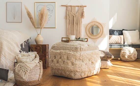 Boho-Style Wohnzimmer