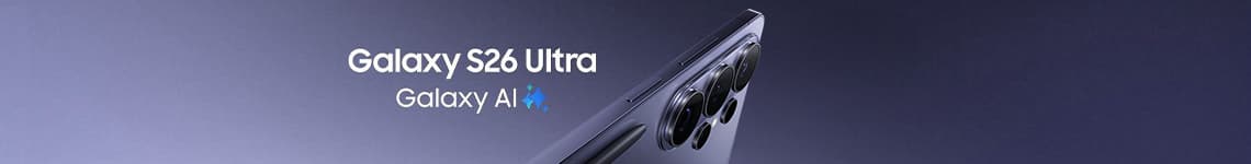 Galaxy S26 Ultra Galaxy AI – Nahaufnahme eines Smartphones mit mehreren Kameralinsen.