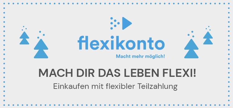 Flexikonto - Einfach einkaufen mit flexibler Teilzahlung