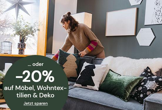 -20% auf Möbel, Wohntextilien & Deko im Universal Online Shop
