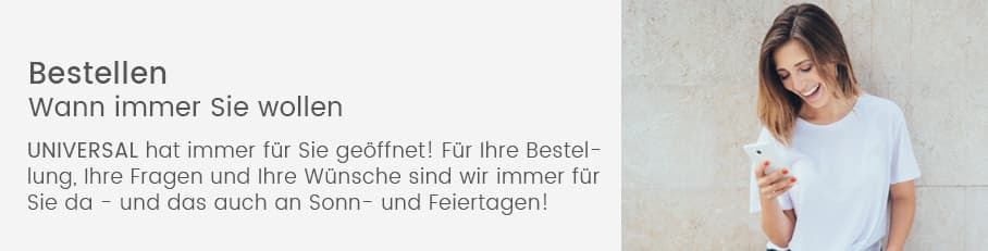 Bestellen, wann immer Sie wollen