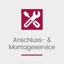 Anschluss- & Montageservice bei Universal dazubestellen