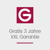 Gratis 3Jahre XXL Garantie