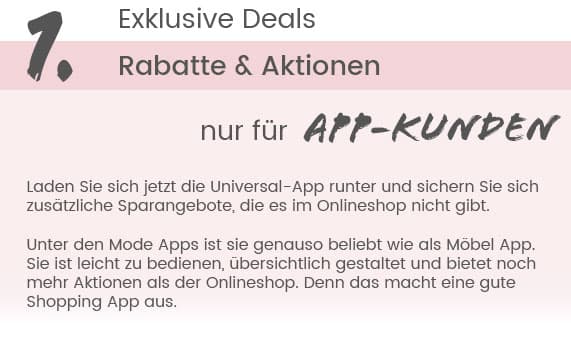 Rabatte & Aktionen nur für App-Kunden