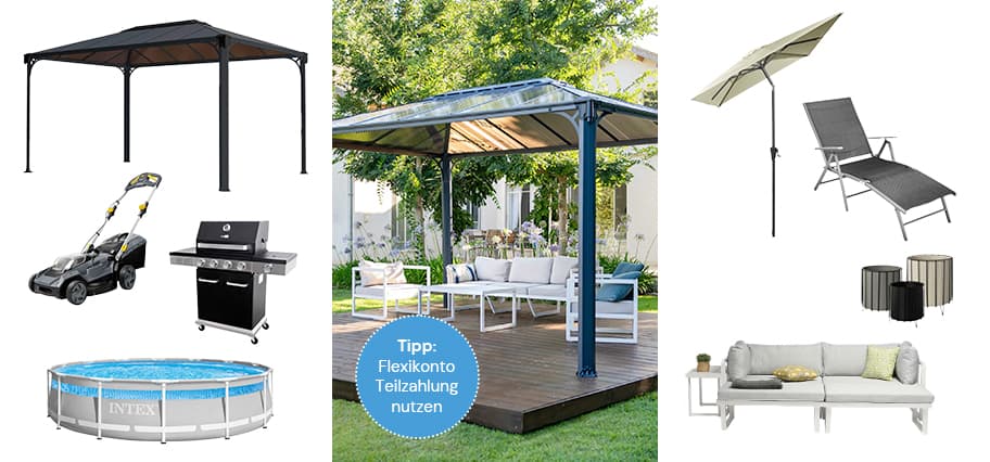 Jetzt Gartenmöbel kaufen im Universal Online Shop