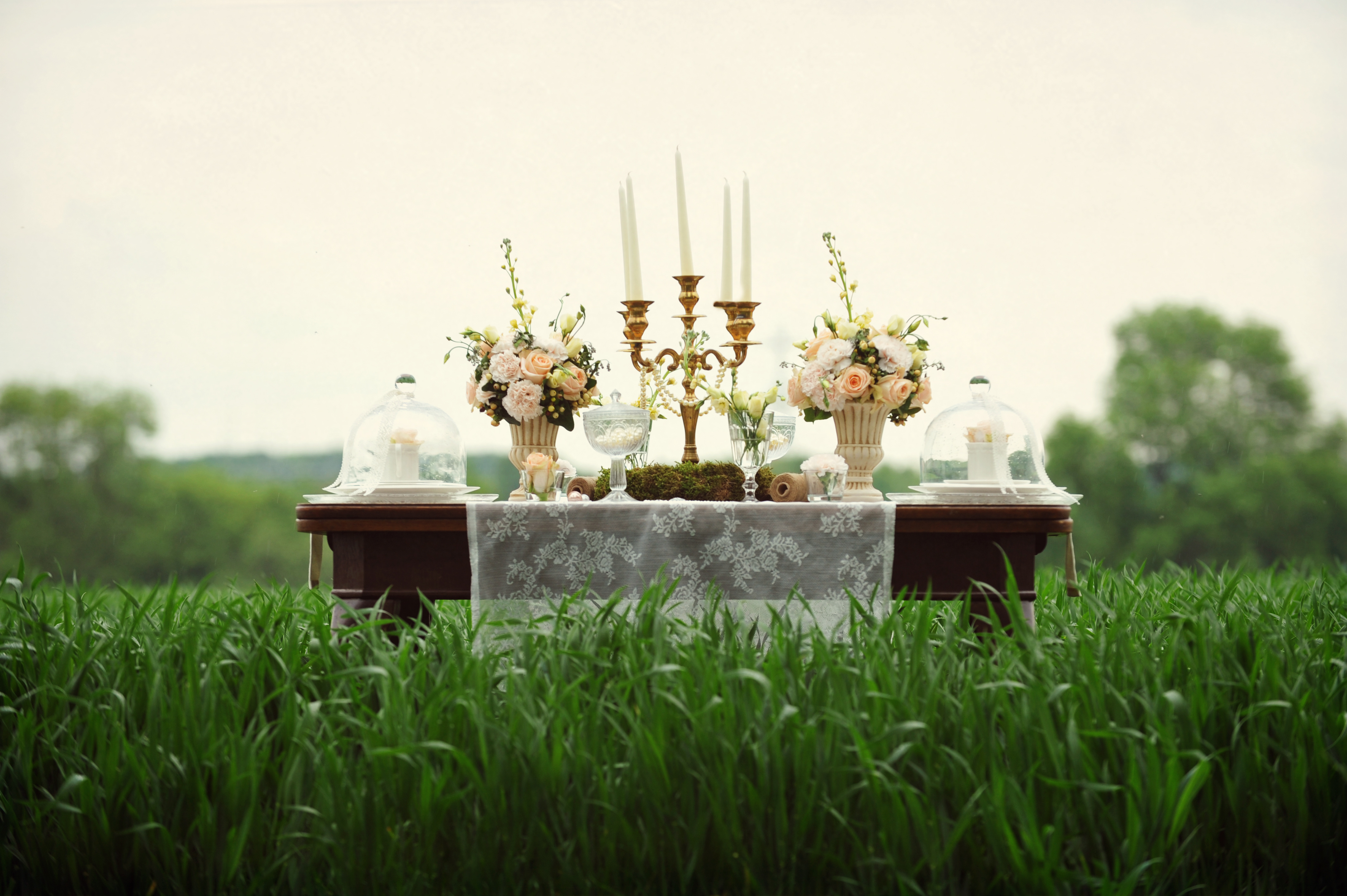 hochzeitstisch im garten