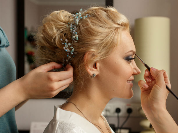 Braut wird geschminkt Blogparade Braut Make-Up