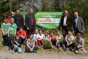 2.750 junge Bäume für den Talwald Münster/Tirol