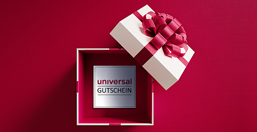 Geschenk-Gutscheine bei Universal einlösen