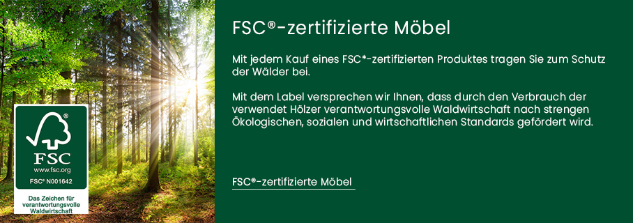 FSC zertifizierte Möbel