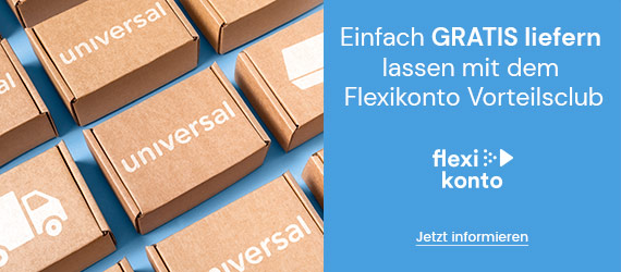Einfach GRATIS liefern lassen mit dem Flexikonto Vorteilsclub