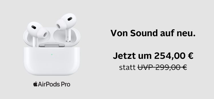 Jetzt Air Pods Pro im Universal Online Shop bestellen