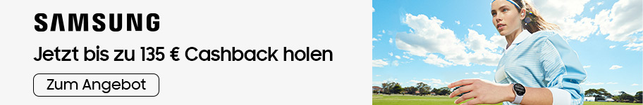 Jetzt bis zu 135€ Cashback holen
