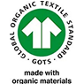 GOTS made with organic materials
